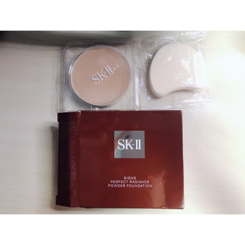 SK2 SK-II 絲璨緞光粉餅 320補充 全新
