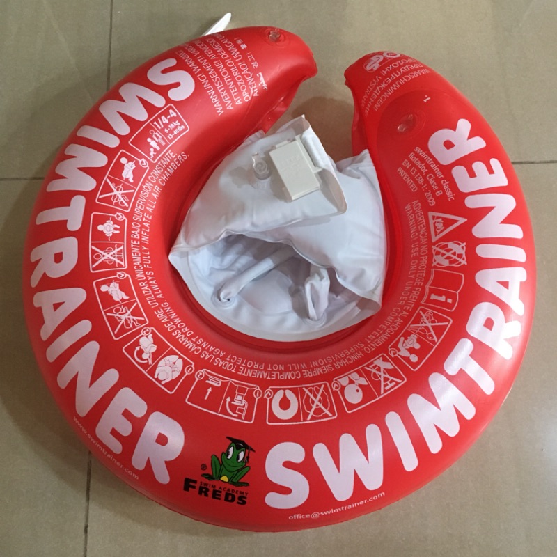 二手 SWIMTRAINER兒童泳圈FREDS 游泳學習泳圈"正品"