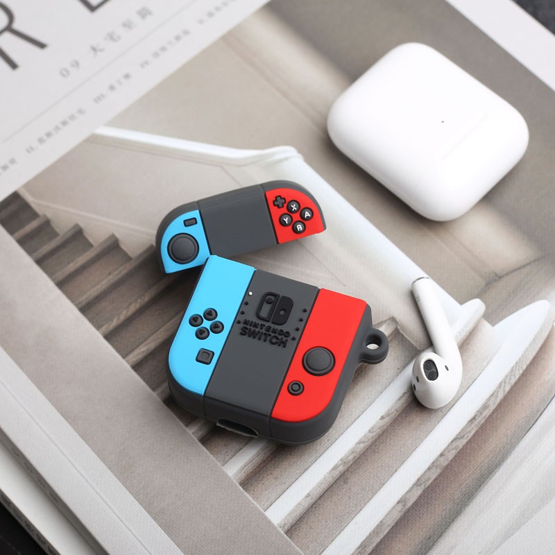 Airpods 保護套 Switch造型無線耳機收納套耳機套收納套蘋果airpod 藍芽耳機 蝦皮購物