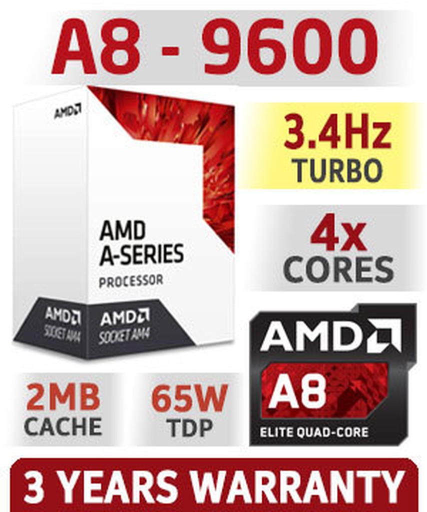 ☾Nice-3C☽ 全新代理商盒裝 A8-9600 超微 AMD APU A8 9600 3.4G AM4 CPU 4C