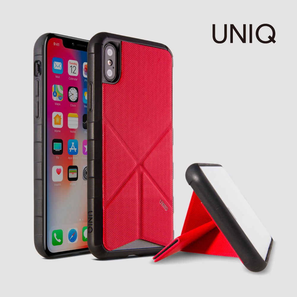 【UNIQ】iPhone SE 3/2/7/8/X/XS 磁吸立架手機保護殼 (Transforma)｜手機殼 多角度
