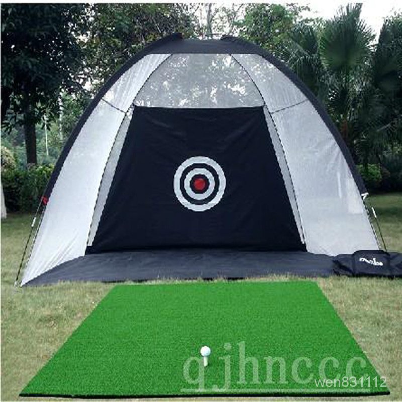小小洋家具專營店室內高爾夫球器材練習器家用練習網打擊墊套裝golf打擊籠訓練地毯