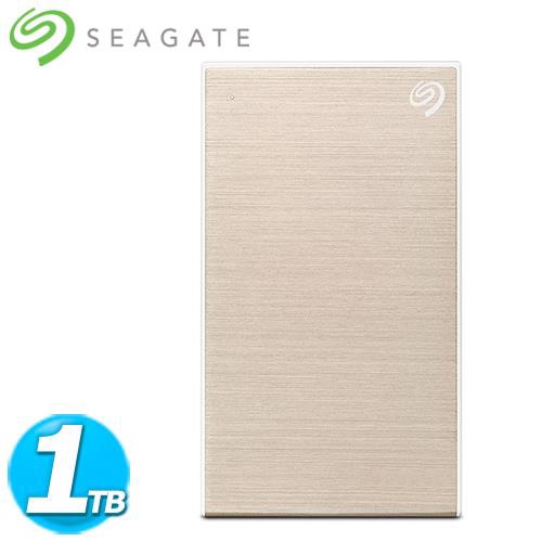 Seagate希捷 Backup Plus Slim 2.5吋 1TB 香檳金(STHN1000404)