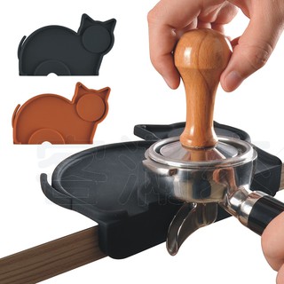 可開發票 貓咪造型 咖啡 壓粉墊 防滑 轉角墊 咖啡墊 壓粉器填壓墊 咖啡 器具 吧台 防滑 矽膠墊 ADSR客滿來