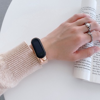 矽膠磁吸錶帶 適用 小米手環8pro 小米手環 8 7 6 5 4 錶帶 通用錶帶 輕盈金屬殼 透氣 替換運動錶帶