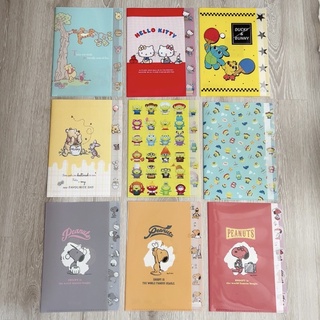 現貨🔺日本製迪士尼五層A4資料夾 ❤️snoopy/ 迪士尼/玩具總動員/三眼怪/小熊維尼/鴨霸兔崽子/kitty