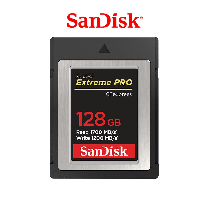 SanDisk Extreme PRO【eYeCam】 CFexpress TypeB 128GB 高速記憶卡