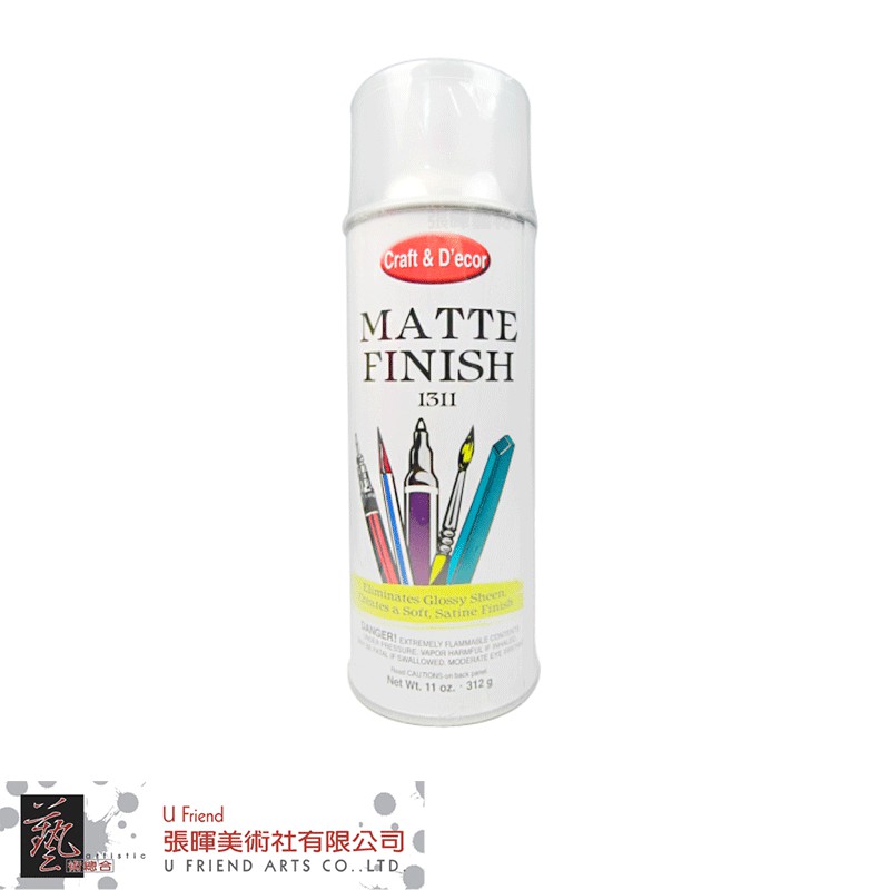 Krylon開朗牌Matte Finish Spray平光透明保護噴膠312g#1311