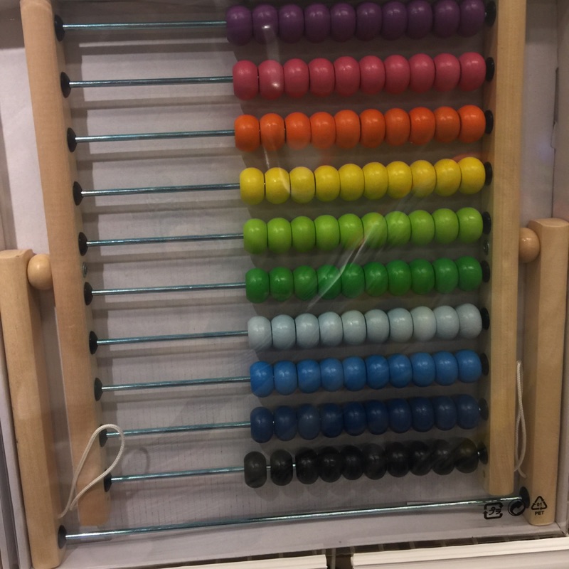 Ikea代購 彩色算盤 蒙特梭利 啟蒙教具