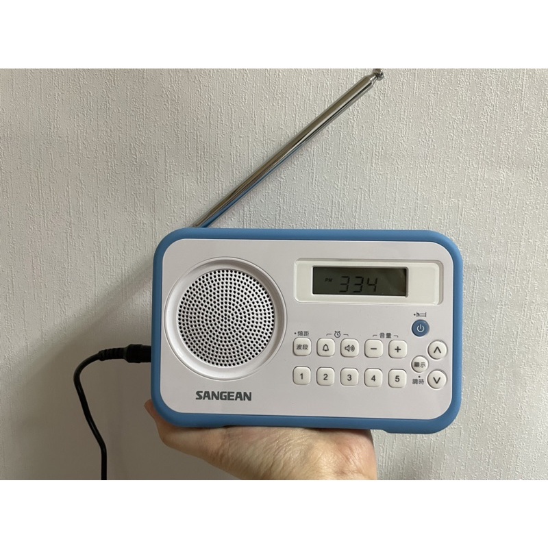 [二手]SANGEAN山進收音機 PR-D30 二波段 數位式時鐘收音機 (AM/FM)