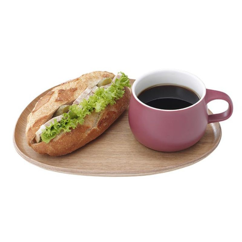 KINTO FIKA 小輕食木製杯盤組 下午茶 咖啡時光 輕食 質感餐器 瓷杯 木製托盤 好生活