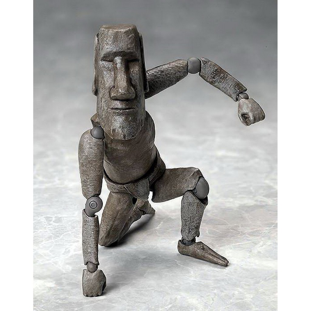 魔玩達人 人偶精品q版figma 桌上美術館系列智利復活島摩艾石像moai 可動完成品 全新現貨 蝦皮購物