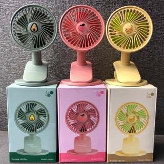 現貨 充電式 桌夾式兩用扇（附燈）可充電USB風扇 推車風扇 風扇夾子