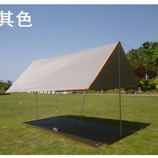 （新北現貨 秒發） 有塗層 可超商）野營 露營 天幕3x6米+2桿 戶外沙灘 遮陽 防水 防嗮 多款顏色揹包 附收納袋