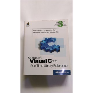 二手書~Microsoft Visual C++ Run-Time Library Reference