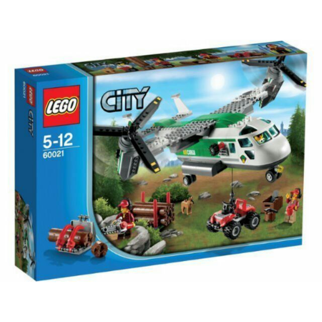LEGO-樂高-CITY(城市系列)-60021-伐木飛機~全新未拆