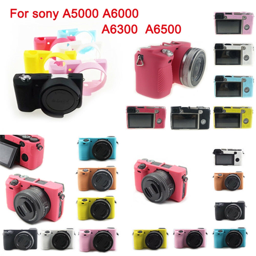 索尼Alpha A5000 A6000 A6000 A6300 A6500的軟相機硅膠套 保護皮套 相機保護套