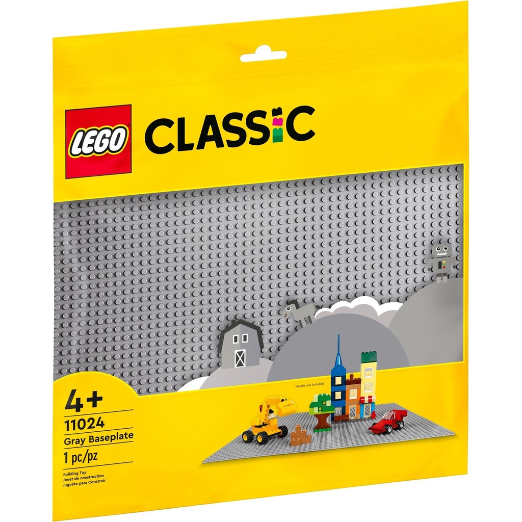 【宅媽科學玩具】LEGO 11024 灰色大底板