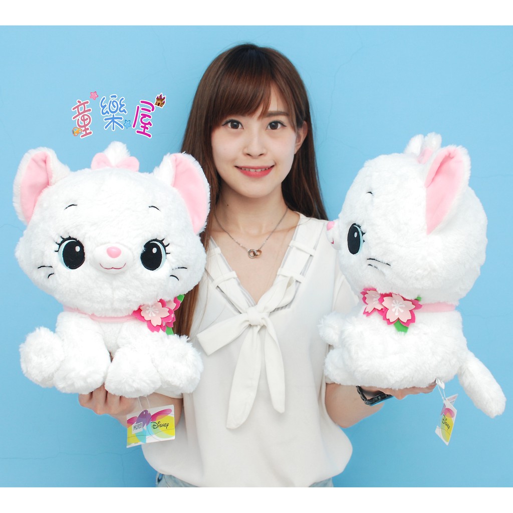 正版瑪莉貓娃娃 迪士尼 瑪莉貓玩偶  貓兒歷險記 瑪莉貓娃娃 Disney瑪麗貓 貓咪玩偶 貓咪娃娃 白貓 小貓