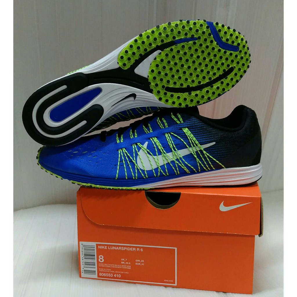 Infantil Inspeccionar lineal NIKE LUNARSPIDER R6馬拉松鞋慢跑鞋806553-410藍*尺吋詢問* | 蝦皮購物