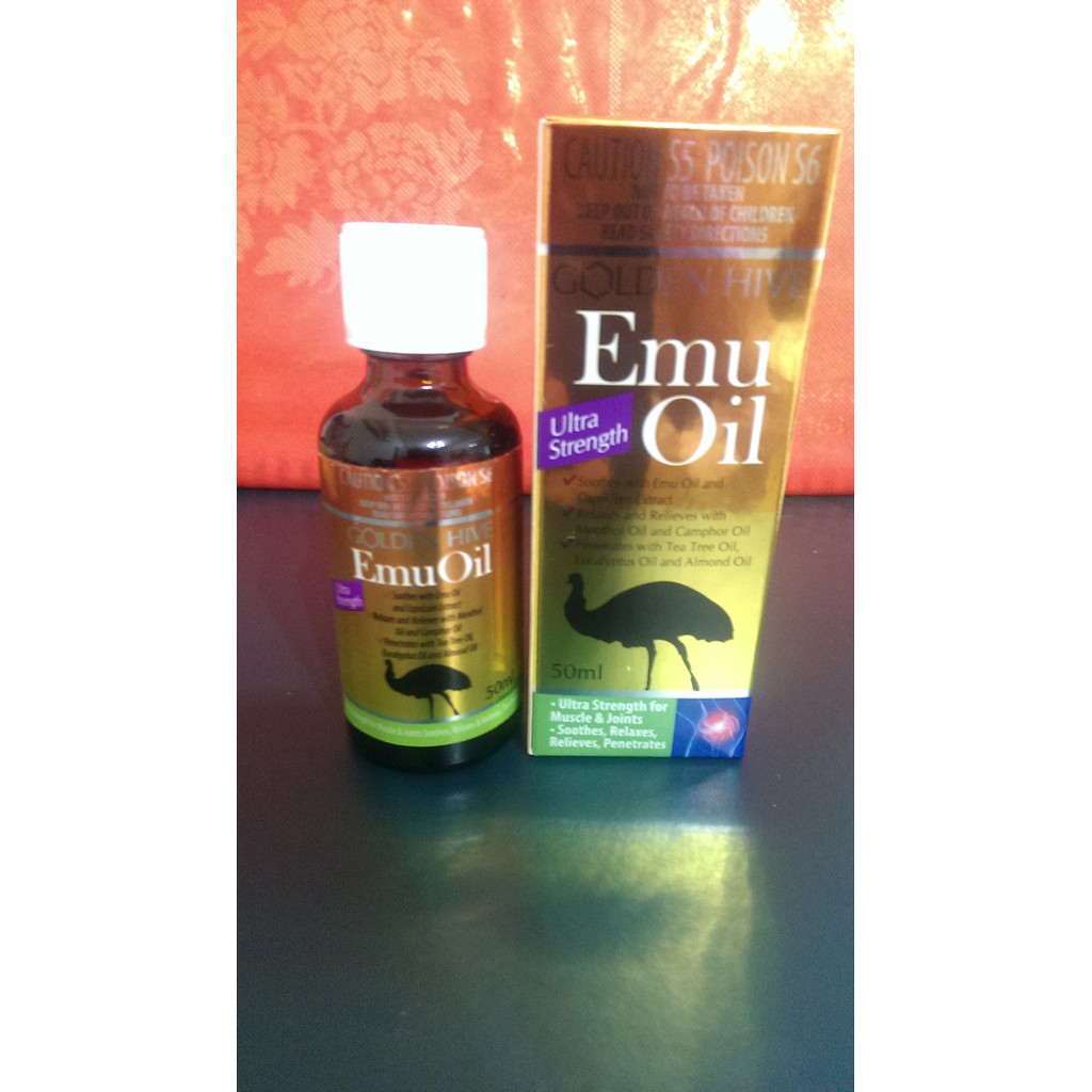 澳洲 Golden Hive 特效鴯鶓油 黃金油 Emu Oil 50ml