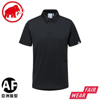 【MAMMUT 長毛象 男 Active Polo Shirt AF 針織Polo衫《黑》】1017-03830/短袖