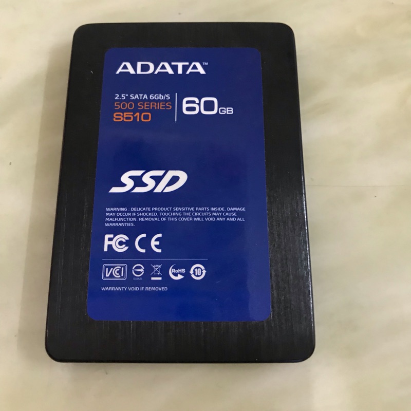 ADATA 威剛SSD 60G ，保證良品，保固一個月，特賣250元