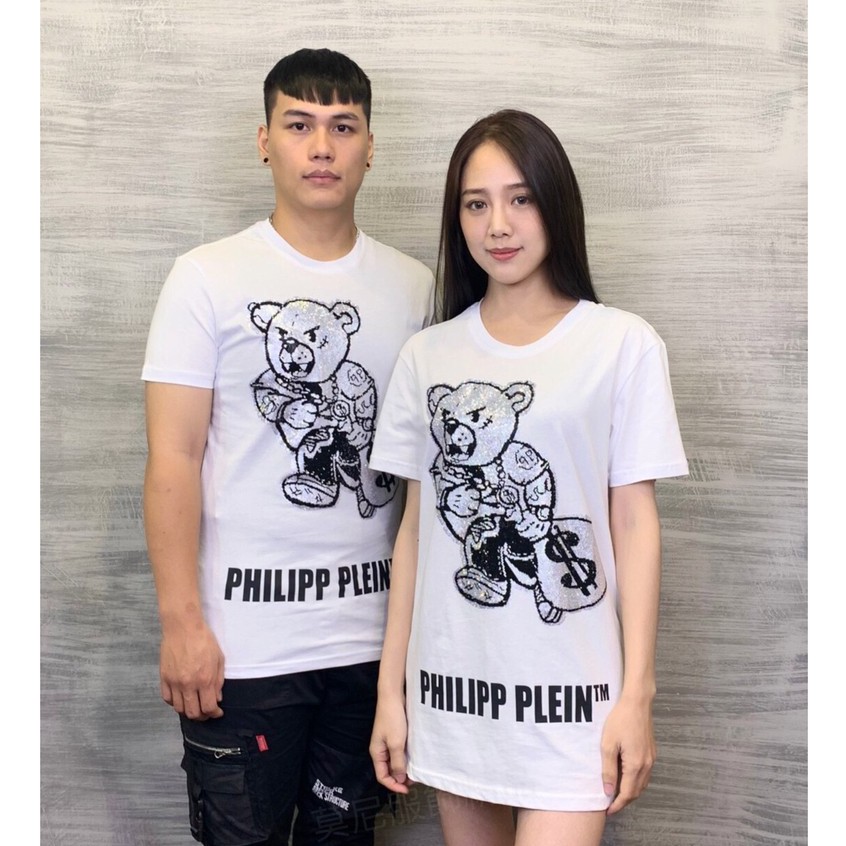 PHILIPP PLEIN PP水鑽暴力熊短T【莫尼服飾精品】僅此一家實體店 100%真品