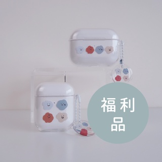 (福利品)【方坊】韓國連體透明硬殼 AirPods 1/2/3/Pro airpodscase NG品