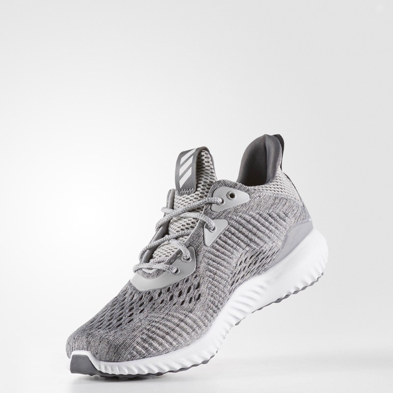 ADIDAS ALPHABOUNCE 無車縫 慢跑鞋 BW1194 女鞋 - 24cm（二手）