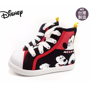 童鞋/迪士尼Disney彩繪米奇中統鞋(463607)黑15-21號