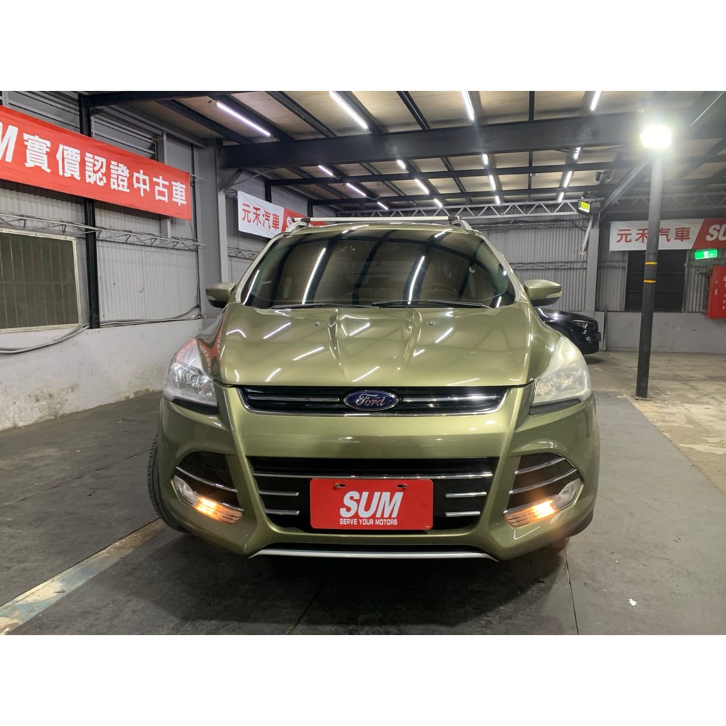 正2014年出廠 Ford Kuga 2.0 旗艦型 超貸 找錢 實車實價 全額貸 一手車 女用車 非自售 里程保證