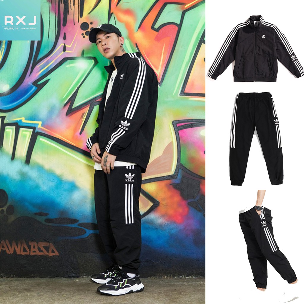 【RxJ】Adidas Originals Woven TT 男款 風衣外套 風褲 運動 套裝 小春 實著