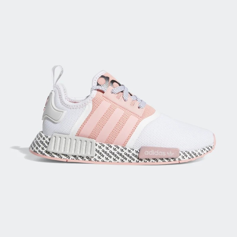 adidas nmd r1 white and pink