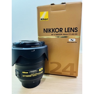 Nikon尼康 原廠NIKKOR LENS AF-S NIKKOR 24mm f/1.4G ED超大光圈廣角定焦單眼鏡頭