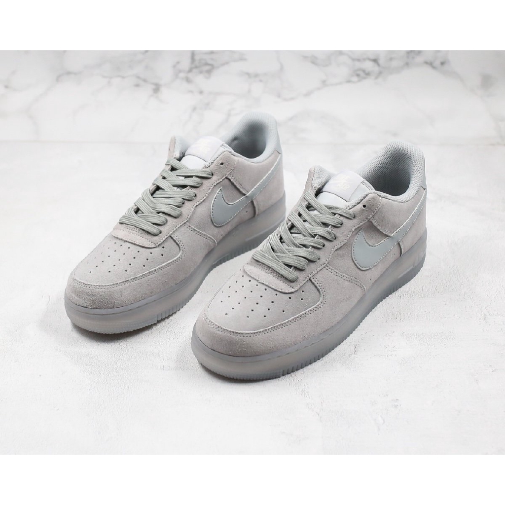 air force 1 low grey suede