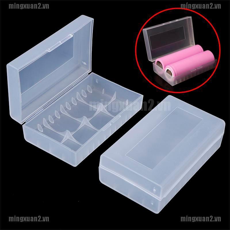 Ming 2PCs 電池盒盒容器適用於 2*20700 21700 電池收納盒