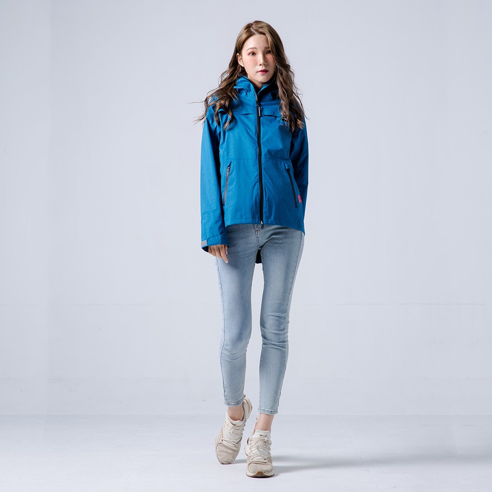 Outperform 奧德蒙 揹客 Packerism 夾克式背包款衝鋒雨衣(不含雨褲) 日本藍 單上衣 兩件式風雨衣