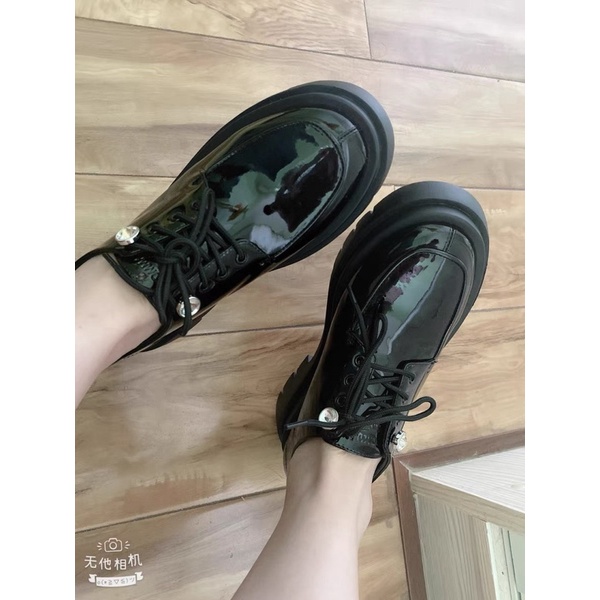 (二手）韓國SUECOMMA BONNIE /SCB 黑色漆皮鞋 24.5號