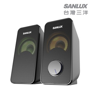 <好旺角>強力推薦SANLUX台灣三洋 2.0聲道USB多媒體喇叭 SYSP-200