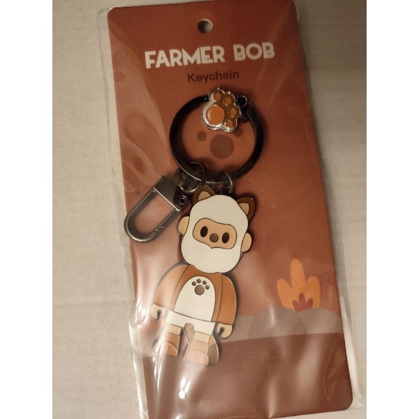 Farmer bob浣熊造型鑰匙圈