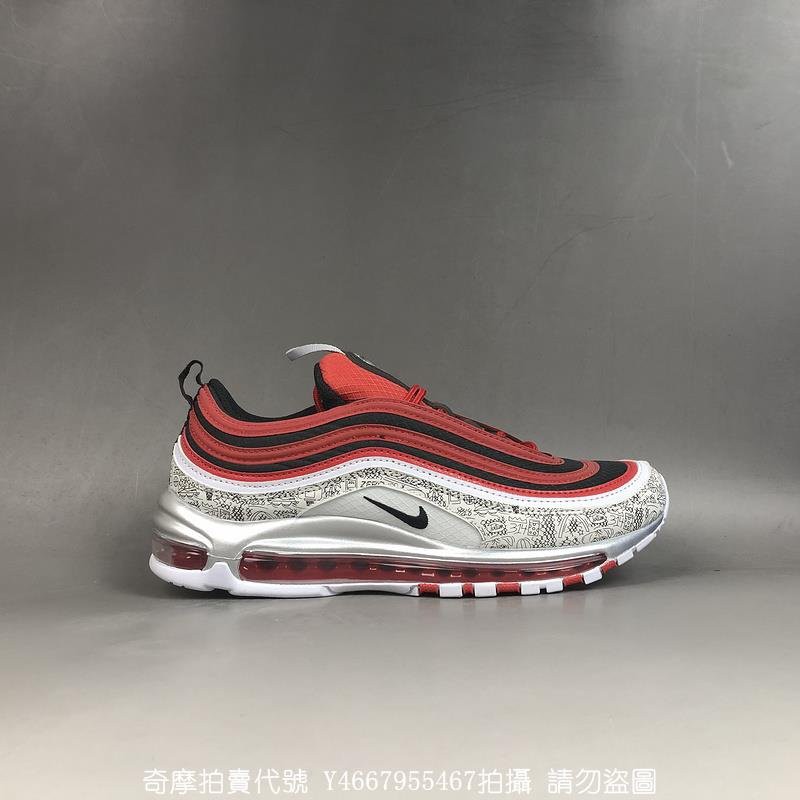 air max 97 red and grey