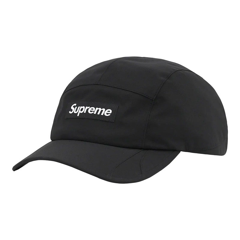 SUPREME SS22 GORE-TEX PACLITE CAMP CAP 五分割帽 (黑色) 化學原宿