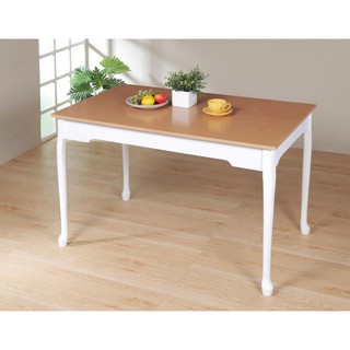 120穩固不搖晃餐桌(台製加大尺寸)餐椅 工作桌 書桌 簡易組裝 型號DT1275 可加購餐椅、強化玻璃