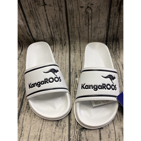 金英鞋坊-KangaROOS袋鼠 女款拖鞋KA1202白 （福利品）特價390元