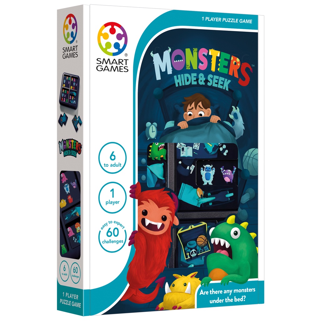 桌遊 信誼 比利時 smart games 小怪物捉迷藏 MONSTERS HIDE & SEEK