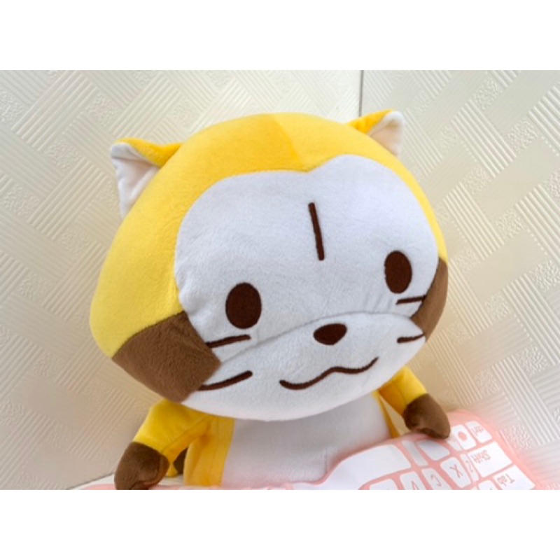 Furyu 小浣熊 鍵盤手托 坐姿 娃娃 景品