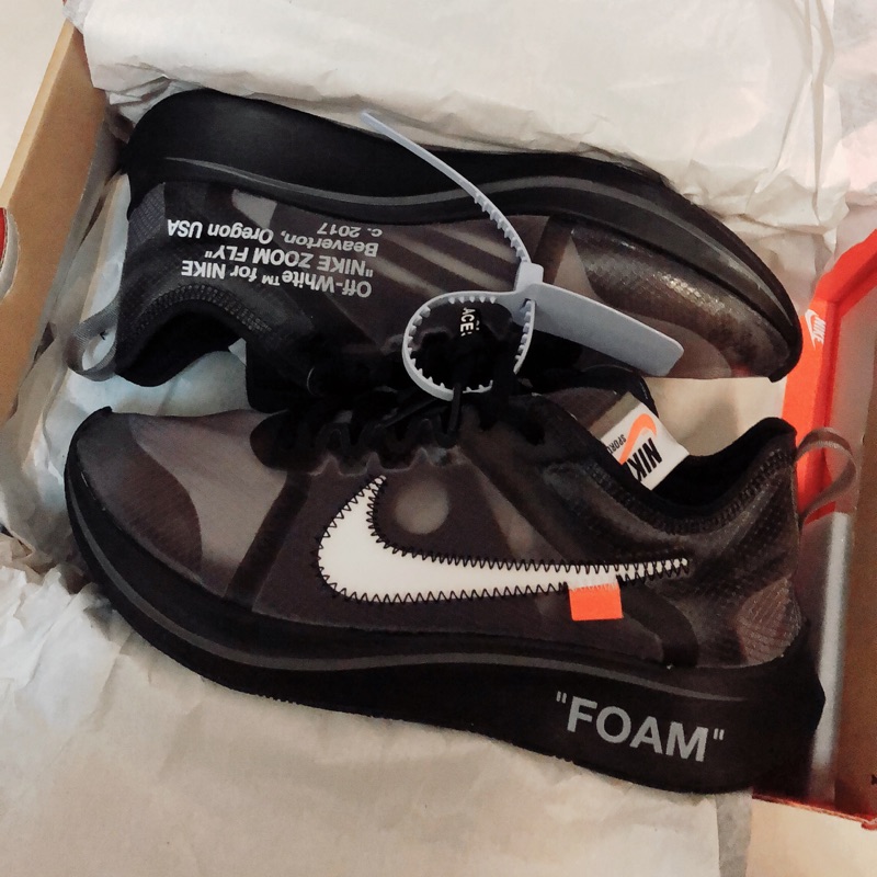 nike zoom fly sp x off white