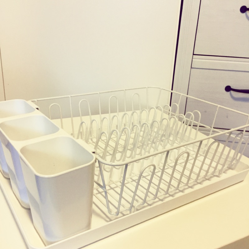 IKEA Variera碗盤瀝乾架/白色