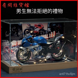 1:12鈴木GSX R1000摩托車模型模擬閤金機車玩具男生禮物 摩托車模型玩具模擬閤金機車七夕情人節生日禮物手辦擺件